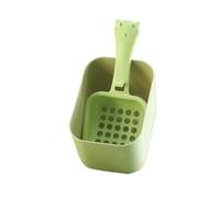 MKEMQXBEP Produits de Nettoyage for Animaux de Compagnie Pelle à litière for Chat Crochet en Plastique intégré(Green 1set)