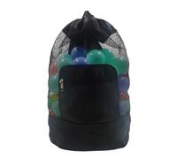 MKEMQXBEP Sac de plage portable pliable, organisateur de jouets de plage, sac à dos de rangement for enfants en plein air(Black 1PC)