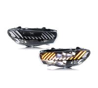 MKGKACVCPT Bloc phare Pour VW Pour Scirocco 3 Pour TSI Pour TDI R 2009-17 Phares LED Projecteur DRL Clignotant Séquentiel Paire Feux Arrière Assemblage