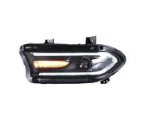 MKGKACVCPT Jeu De Phares Kit Gauche Et Droit Pour Dodge Pour Charger 2015 2016-Up 2x Ensemble De Phares Voiture LED Clignotants Dynamiques DRL