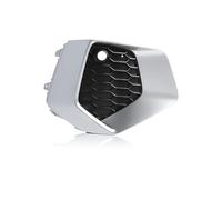 MKGKACVCPT Nebelscheinwerfer Blende Satz Pour A3 2021-2023 Calandre Pare-choc Avant Droite/gauche, Couvercle Phare Antibrouillard Cadre Chromé En Nid D'abeille(Right)