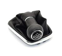 MKGKACVCPT Pommeau de levier de vitesse manuel Pour VW Pour Golf Pour Jetta Pour Bora 2004 1999 2000 2001 2002 20003 12mm Pommeau De Levier Vitesse Voiture Guêtre Démarrage(B 6 Speed)