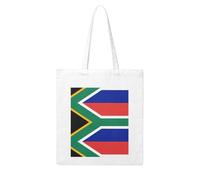 MKGOHLG Sac fourre-tout en toile pour femme avec imprimé drapeau de l'Afrique du Sud, solide et durable pour les voyages, le shopping, au quotidien, taille unique