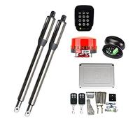 MKHFP 300kg Double Porte Actionneur d'actionneur avec GSM Ouvre-Porte à Moteur Piston électrique télécommande Kit d'automatisation de Portail(E)