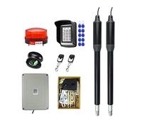 MKHFP Contrôleur WiFi actionneur linéaire électrique 300kgs Moteur système de ouvre-Porte Automatique avec Double Bras épais KIT for allée Kit d'automatisation de Portail(Beige)