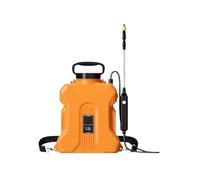MKHFP Pulvérisateur à Main, Pulvérisateur électrique d'irrigation arrière de 12l, Outil de Jardinage agricole Rechargeable, Outil de pulvérisation d'atomisation à Haute Pression(Type A Orange 12L)