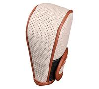 MKHIXTSL Couvre Pommeau Leviers Vitesse Voiture pour Citroen DS3 2019-2023, Auto Cuir Couvercle Transmission Automatique, Housse Bouton Changement Protection,E