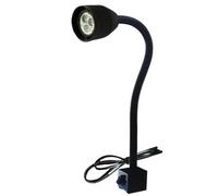 MKHQST Lampe de Travail LED/halogène 3/5/9 W, 24/36/220 col de Cygne, Base magnétique, for établi, Tour, perceuse à Colonne(Switched Magnetic Halogen 9W,220)