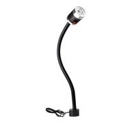 MKHQST Lumière LED for Machine-Outil 3W 6W 9W, Bras Long de 300mm, Lampes Travail for Atelier, Base magnétique/à vis(9W 24V Strong Magnet)