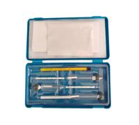 MKHQST Réfractomètre Hydromètre alcoomètre, Ensemble de 3 pièces, échelle 0-100, en Forme Gourde, Disponible dans Une boîte Bois ou Plastique Facile à Utiliser