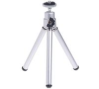 Mking Prerry Mini trépied professionnel de niveau laser 1/4 pour téléphone portable, deux tubes en aluminium - Métal pour tête - Argent