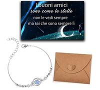 MKISHINE Carte Merci Meilleur Ami Précieux Présence Cœur Sentiments Italien