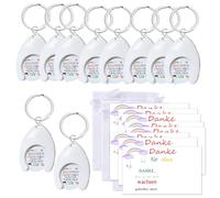 MKISHINE Lot de 10 jetons chariot cœur éducateur - Cadeau remerciement - Jardin crèche petits cadeaux