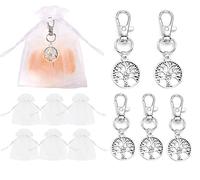 MKISHINE Lot de 20 sachets d'arbre de vie, sachets de dragées, bonbonnières pour arbre de vie, décoration pour cadeau, mariage, communion, baptême, naissance, mariage, marque-place