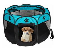 MKISHINE® Parc à chiot bleu - Grand parc animaux Parc à Chiots Chiens, Chats Chatons, Petits Animaux enclos pour animaux Pliable