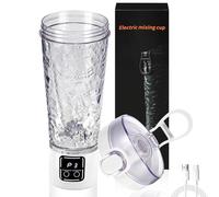 Mkitnvy Shaker Electrique, 700ml Portable Électrique Protéine Shaker, Rechargeable USB Shaker Mixeur Avec Poignée, 6500Rpm,Haute Qualité Matériel, Sans Bpa, Pour Le Fitness Le Sport (Blanc)