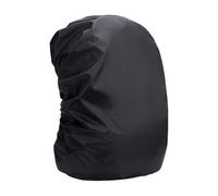 MKIUHNJ Housse de pluie pour sac à dos, cartable, sac à dos, protection contre la pluie, tissu en nylon, sac à dos imperméable, housse de pluie, pour la randonnée, le camping, Noir , 55x35cm