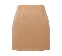 MKIUHNJ Jupe plate pour femme - Longueur genou - Jupe à carreaux taille haute pour femme - Jupe crayon moulante en laine - Jupon court noir, 0815b-a, XXL