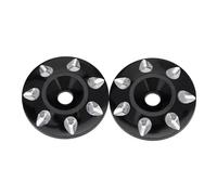 MKIUYVD Accessoires Jouets RC Joints D'espacement De Protection De Queue De Rondelle De Boutons D'aile Arrière RC Universels, 2 Pièces, Pièces De Mise À Niveau De Voiture RC 1/10(Black)
