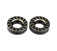 MKIUYVD Accessoires Jouets RC pour AXIAL 90046 90047 SCX10 II AR44 Pièces De Mise À Niveau De Voiture Rc 1/10 Couvercle De Différentiel en Métal Noir Fusées De Direction(B)