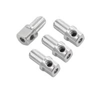 MKIUYVD Accessoires Jouets RC pour Traxxas pour Slash 4X4 pour VXL pour Rustler pour Stampede 1/10 RC Pièces De Mise À Niveau De Voiture 4 Pièces Moyeu D'entraînement Central en Métal 6888