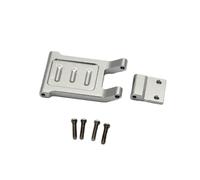 MKIUYVD Accessoires Jouets RC pour WLtoys 124016 124018 pour LC pour Racing pour EMB-DTH 1/12 RC Modèle Télécommande Voiture Métal Mise À Niveau Accessoires Pare-Chocs Arrière(Silver)