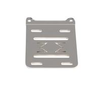 MKIUYVD Accessoires Voitures RC pour 1/10 RC Pièces De Mise À Niveau Châssis Chenilles pour LCG, Remplacement 2 Plateaux D'accessoires Transmission Basse, Support Batterie Électronique ESC(Silver)