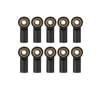 MKIUYVD Accessoires Voitures RC pour Axial pour SCX10 D90 1/10 Métal M3 Biellette Embout Rotule CCW RC Crawler Camion pour Buggy Voiture Modèle Mise À Niveau Pièces Accessoires De Remplacement(Black)