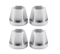 MKIUYVD Accessoires Voitures RC pour Axial pour SCX10 pour Capra Gen8 VS4-10 1.9 2. Aluminium 12mm Moyeu Hexagonal De Roue 1/10 Roues Jante Remplacement RC Pièces Voiture sur Chenilles(Silver,18.4mm)