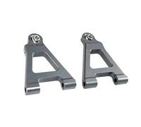 MKIUYVD Accessoires Voitures RC pour Mjx pour Hyper pour Go 1/14 14301 14302 Accessoires Modifiés Voiture Télécommandée Bras Oscillant Inférieur Avant Métal Amélioré Pièces Rc De Remplacement(Gray)