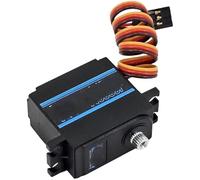MKIUYVD Accessoires Voitures RC pour MJX pour Hyper pour Go 14209 14210 RC Accessoires De Remplacement Voiture 3 Fils Mise À Niveau Numérique Métal Servo Pièces Rechange Modification(Servo)