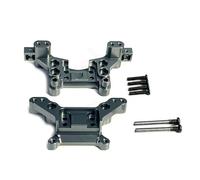 MKIUYVD Accessoires Voitures RC pour MJX pour Hyper pour Go 16209 16207 16208 16210 H16 Télécommande Voiture Métal Avant Arrière Amortisseurs Supports Décoration Accessoires RC Pièces(Gray)