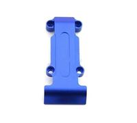 MKIUYVD Accessoires Voitures RC pour Traxxas pour Slash pour E-revo pour Summit 1/16 Plaque De Protection Avant Et Arrière en Métal 7037 rc Car Upgrade Parts Accessoires Remplacement(Blue,Rear)