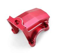MKIUYVD Accessoires Voitures RC pour Traxxas pour X-maxx 6S 8S pour Monster Truck Pièces Mise À Niveau RC 1/5 Couvercle Différentiel Avant Arrière Métal Boîte Vitesses Accessoires Voiture(Red)