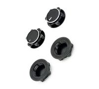 MKIUYVD Accessoires Voitures RC pour Traxxas pour X-Maxx pour Summit pour E-Revo 1/8 4 Pièces Rechange Voiture RC 17 Mm Écrous Roue Hexagonaux Anti-poussière Antidérapants pour Buggy Camion(Black)