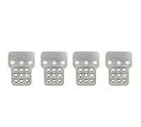 MKIUYVD Accessoires Voitures RC pour WPL B1 B14 B16 B24 B36 C14 C24 C34 C44 pour MN D90 D91 pour MN99S Support D'amortisseur Réglable Siège D'extension Pièces De Voiture RC Accessoires(Silver)
