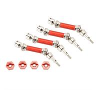 MKIUYVD Arbres d'entraînement RC pour Arrma pour Infraction 4X4 pour Mega pour Vendetta pour BLX 1/8 rc Car Upgrades Parts Arbre De Transmission Avant Et Arrière en Métal CVD