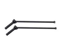 MKIUYVD Arbres d'entraînement RC pour Arrma pour KRATON pour Outcast pour Notorious 1/8 rc Car Parts Accessories Acier Avant Arrière Arbre De Transmission CVD(Black,Front)