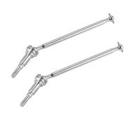 MKIUYVD Arbres d'entraînement RC pour LAEGENDARY pour Legend LG-WJ03 1/10 rc Car Pièces De Rechange Accessoires 2 Arbre Transmission CVD Avant en Métal