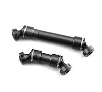 MKIUYVD Arbres d'entraînement RC pour Traxxas pour Mini pour E-Revo pour EREVO pour Summit pour Slash 4WD 1/16 rc Car Upgrade Parts 2Pcs Arbre De Transmission Central en Acier