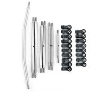 MKIUYVD Bielle RC Voitures pour AXIAL pour RBX10 pour Ryft 1/10 RC Pièces De Mise À Niveau sur Chenilles 8 Biellette Liaison Châssis en Acier Et Jeu Tiges Direction