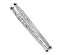 MKIUYVD Bielle RC Voitures pour AXIAL pour SCX10 1/10 RC Crawler Parts 2 Pièces en Alliage D'aluminium Avant Inférieur Suspension Changement Vitesse Biellette De Liaison Liens(White)