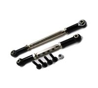 MKIUYVD Bielle RC Voitures pour HPI pour Venture 1/10 rc Car Part 2 Pièces Biellette De Direction RC Pièce Mise À Niveau en Alliage D'aluminium Persistent(Black)