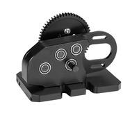 MKIUYVD Boîte Transmission Centrale pour Cheater pour Rigs pour Capra SCX10 II pour LCG 2. Boîte De Vitesses À Faible Transmission avec Engrenage Droit Delrin 1/10 RC Crawler(Black)