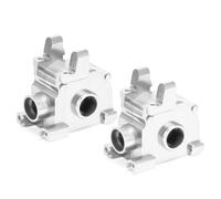 MKIUYVD Boîte Transmission Centrale pour HPI pour Savage 21 4.6 5.9 X XL SS pour KIT 1:8 Modèle De Voiture RC 2 Pièces Boîte Vitesses en Alliage D'aluminium Boîtier Diff(Silver)