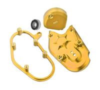 MKIUYVD Boîte Transmission Centrale pour LOSI pour PROMOTO-MX pour Motorcycle LOS06000 LOS06002 Boîtier De Boîte Vitesses en Aluminium, Pièces Voiture RC 1/4(Yellow)