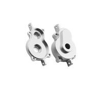 MKIUYVD Boîte Transmission Centrale pour REDCAT pour GEN8 1/10 RC Crawler Car Upgrade Parts Accessories Boîtier De Boîte Vitesses Central en Alliage D'aluminium Usiné CNC(Silver)