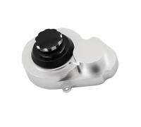 MKIUYVD Boîte Transmission Centrale pour Traxxas pour Slash pour Rustler pour Stampede pour Bandit 2WD Couvercle De Boîte Vitesses en Métal CNC Coque 1/10 rc Car(Black)