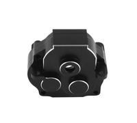 MKIUYVD Boîte Transmission Centrale pour Traxxas pour TRX4M Boîtier De Boîte Vitesses Transmission en Métal Coque 1/18 RC Crawler Car Pièces Mise À Niveau Accessoires(Black)