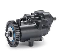 MKIUYVD Boîte Transmission Centrale pour TRX4 TRX6 Boîtier De Transmission Boîte Vitesses en Métal avec Engrenages, Accessoires Pièces Mise À Niveau Voiture sur Chenilles 1/10 RC
